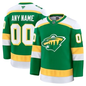 Minnesota Wild tröja Customized Fanatics Premium 2024-25 Grön Tredje - NHL Tröjor Herr